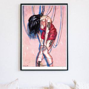 "Eriko Tamura" print by Valeria Ko